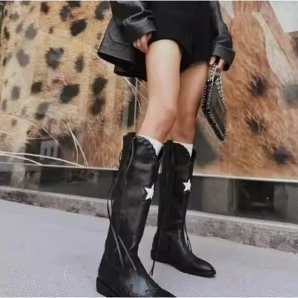 Ladies Shoes Lace up Boots - Picture 4 of 4